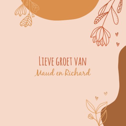 Denk aan jou kaart met takjes 3