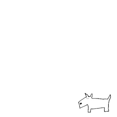 Dierenkaart met honden in zwart-wit 3