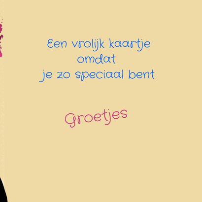 Dierenkaart - Zwarte kat 3