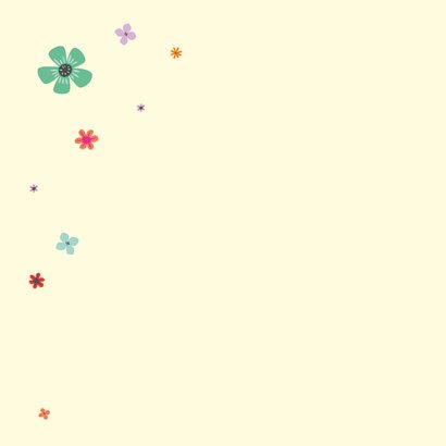 Dikke verjaardagsknuffel - all flowers - felicitatiekaart 2
