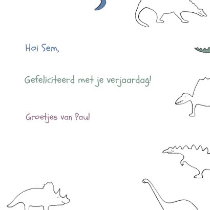 Dino's blauw 3