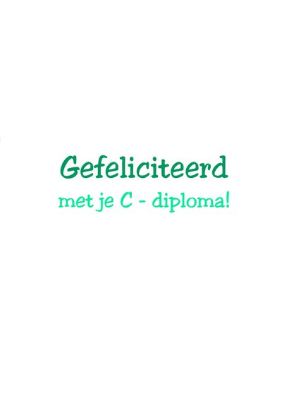 Diploma C plons 3
