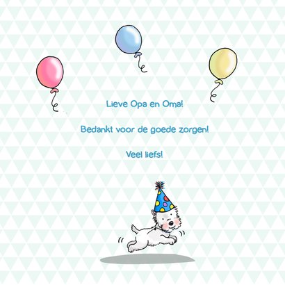 Driewieler met opa en oma 3