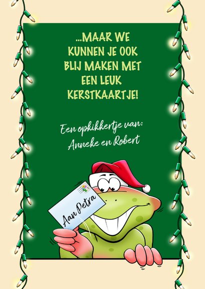 Een beterschapskaart voor rond de feestdagen, opkikkertje 3