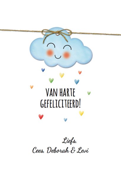 Een blauwe wolk van een zoon 3