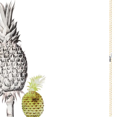 Een kaart voor je lief 'YOU ARE THE PINEAPPLE OF MY EYE' 2