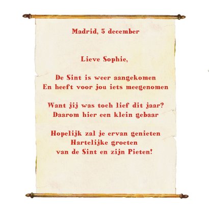 Een kaartje van de kaboutersint! 3