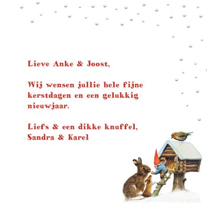 Een kerstknuffel en een dikke kus van de kabouter 3