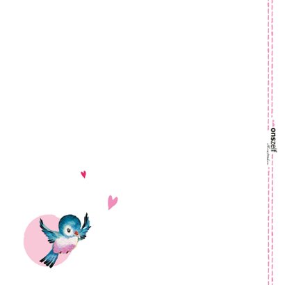 Een lief, roze berichtje aan jou! Omdat ik aan je denk. 2