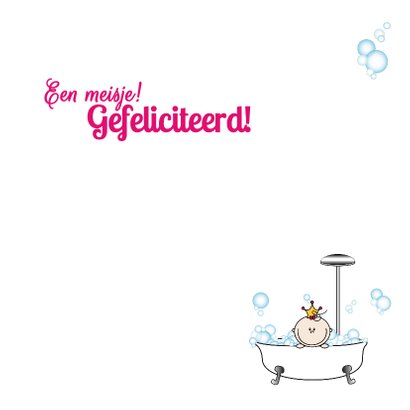 Een meisje PRINSESJE in bad 3