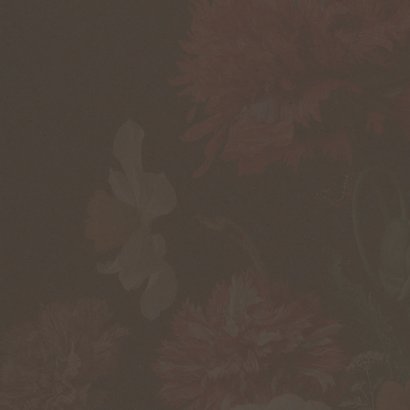 Een stijlvolle kerstkaart met vintage bloemenschilderij 2
