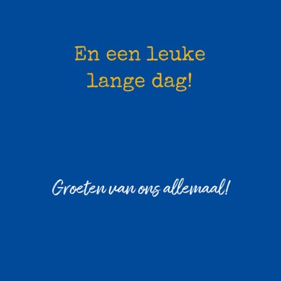 Een verdraaid leuke verjaardagskaart met 2 giraffen 2