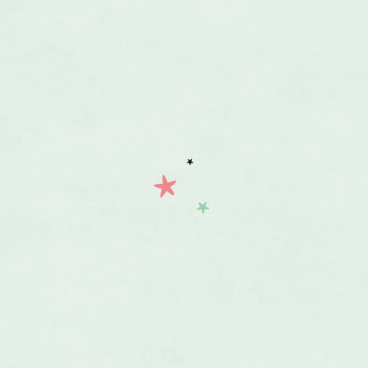 Een vrolijk en magisch kerstkaartje notenkrakers sterren Achterkant