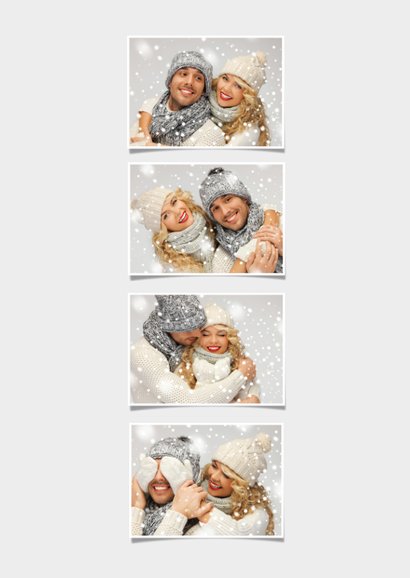 Eigen foto Merry Christmas Happy New Year zwart 2