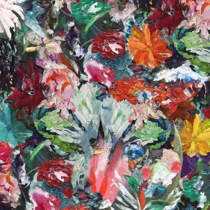 Eigen tekst bloemen kleurrijk 2
