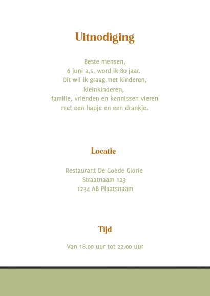 Eigentijdse magazine cover uitnodiging 3