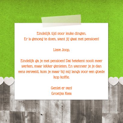 Eindelijk tijd - DH 3
