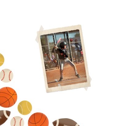 Einladung Kindergeburtstag Ballsport Foto innen 2