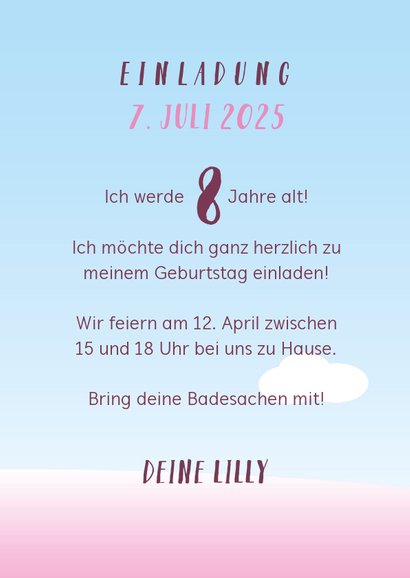 Einladung Kindergeburtstag Icecream Party 3