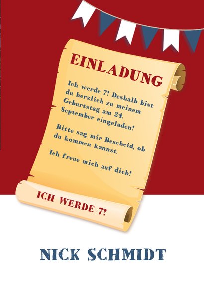 Einladung Schloss Burg Wupper blau-rot 3