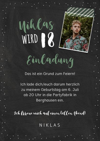 Endlich Volljhrig Glckwnsche Zum 18 Geburtstag