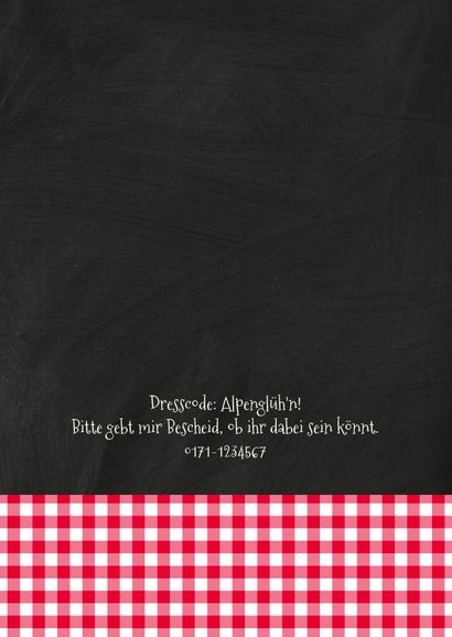 Einladung zum Geburtstag Alpenhütte 2