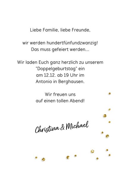 Einladung zum gemeinsamen Geburtstag 125 Ballons 3