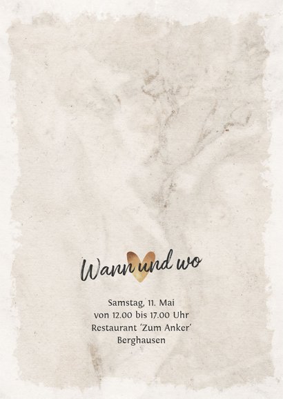 Einladung zum Hochzeitstag Foto, Eukalyptus und Spitze 2