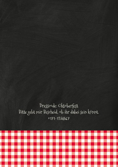 Einladung zum Oktoberfest Alpenhütte 2