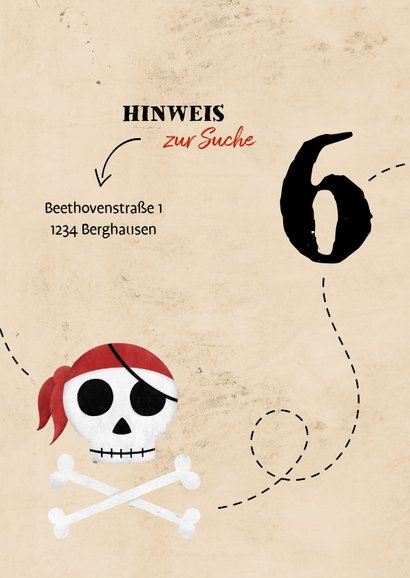 Einladung zum Piraten Kindergeburtstag 2