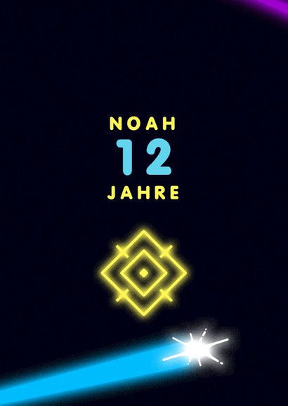 Einladung zur Lasertag-Party 2