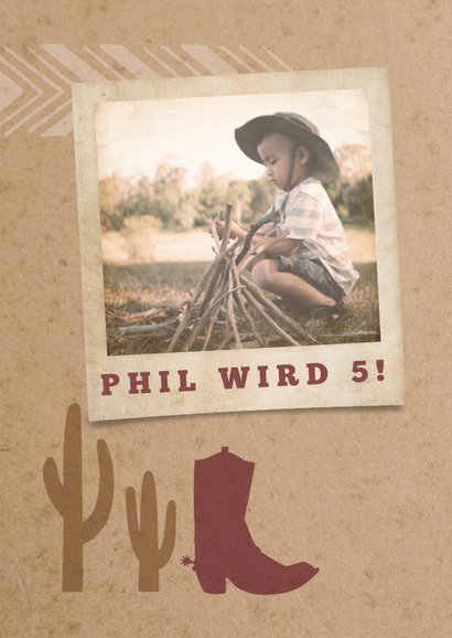 Einladung zur Wild West Party 2