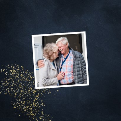 Einladungskarte Goldene Hochzeit 50 Gold 2