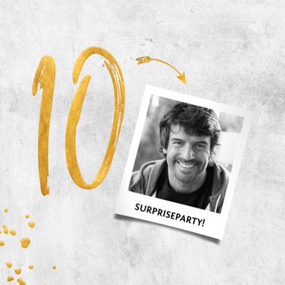 Einladungskarte zum Dienstjubiläum 10 Jahre 2