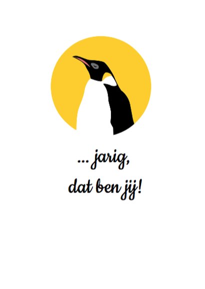 Er is er een jarig - pinguins 3