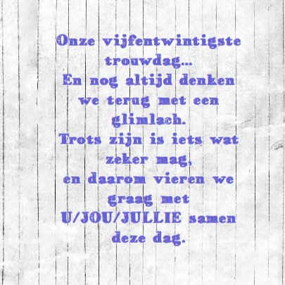 Feest borden jubileum trend 3