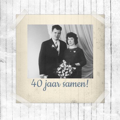Feest borden jubileum vintage a 2