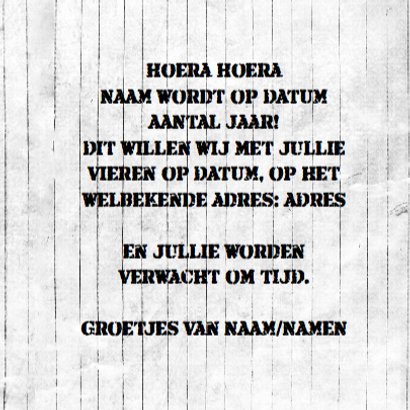 Feest borden man trendy a 3