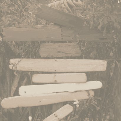 FEEST paal met drijfhout SEPIA 2