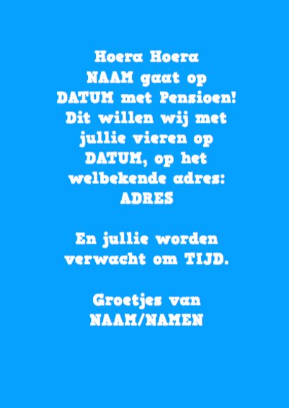 Feest reclameposter b 3