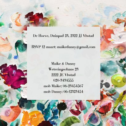 Feest Schilderij Bloemen 2