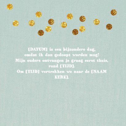 feestelijke doopkaart 3