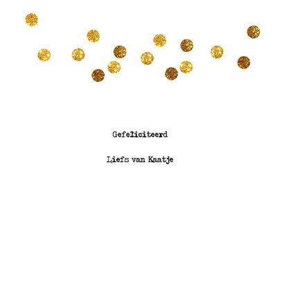 feestelijke felicitatiekaart met confetti 3