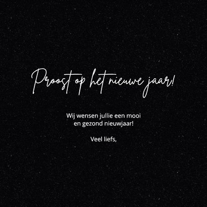 Feestelijke nieuwjaarskaart champagne 2026 3