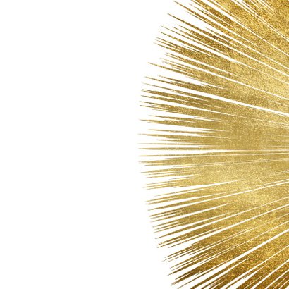 Feestelijke nieuwjaarskaart met gouden ster en typografie 2