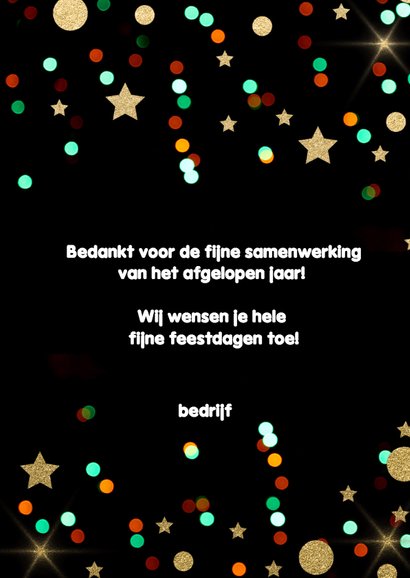 Feestelijke zakelijke kerstkaart rendier - LO 3