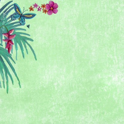Feestje Bloemen VLINDERS zelf aanpassen 2