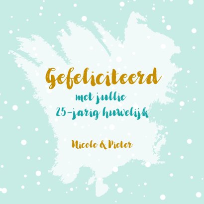 Felicitatie 25 jaar getrouwd ballonnen 3