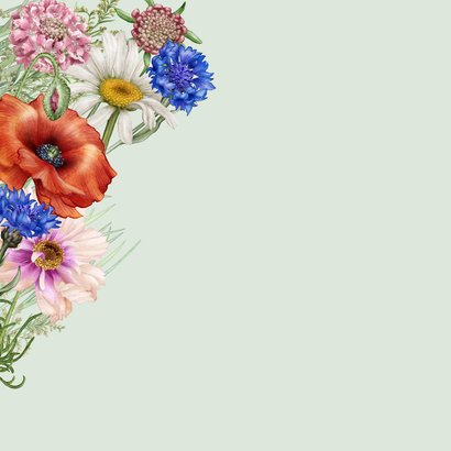 Felicitatie algemeen bloemen 2