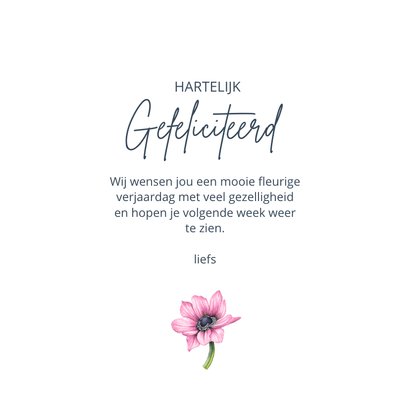 Felicitatie annemonenpatroon 3